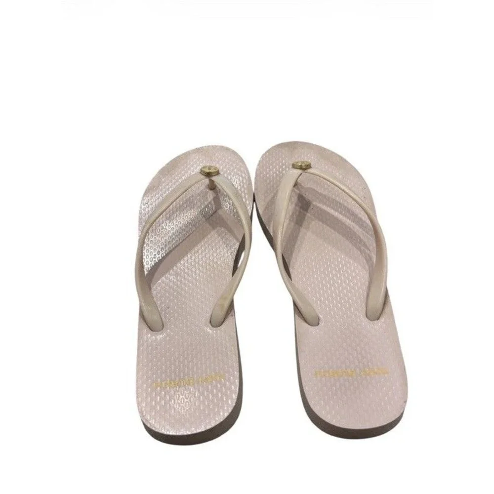 Tory Burch Solid Thin Flip Flop PVC/EVA Blush Pink Color Size 6 Luxury